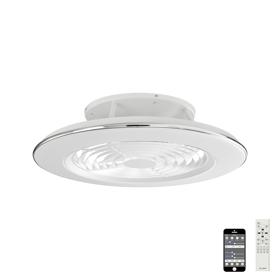 M6705  Alisio 70W LED Dimmable Ceiling Light & Fan, Remote / APP Controlled White